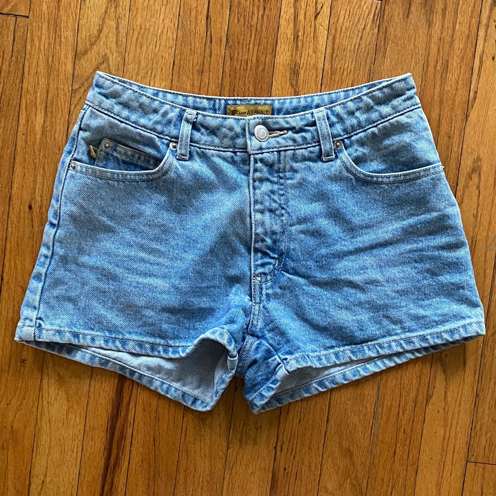 Classic Blue Denim Women's Shorts